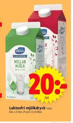 ICA Supermarket Laktosfri mjölkdryck erbjuda