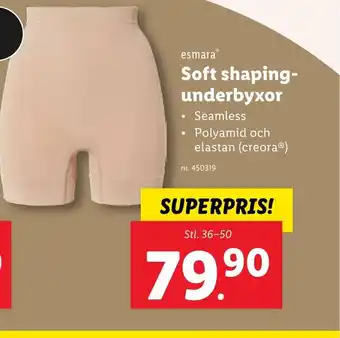 Lidl Esmara soft shaping- underbyxor erbjuda