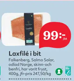 Hemköp Laxfilé i bit erbjuda