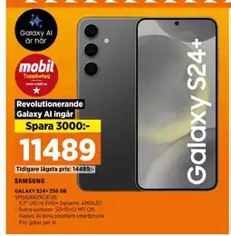 Power GALAXY S24+ 256 GB erbjuda