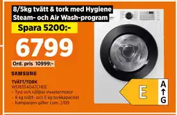 Power TVÄTT/TORK erbjuda