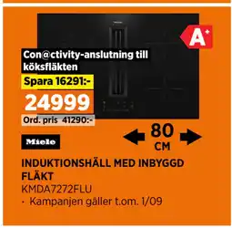 Power INDUKTIONSHÄLL MED INBYGGD FLÄKT erbjuda