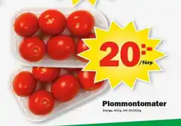 Pekås Plommontomater erbjuda
