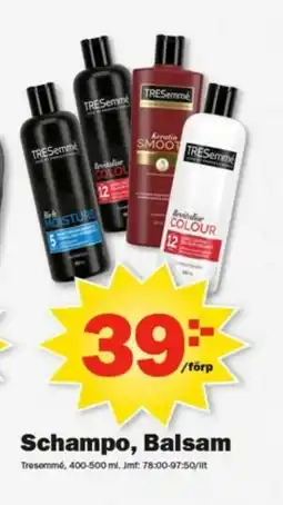 Pekås Schampo, Balsam erbjuda
