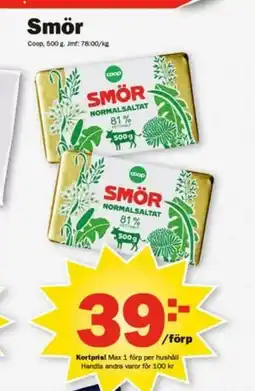 Pekås Smör erbjuda