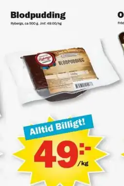 Pekås Blodpudding erbjuda