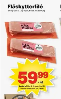 Pekås Fläskytterfilé erbjuda