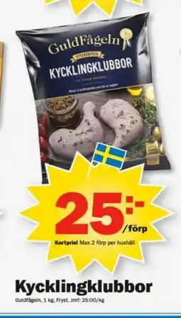 Pekås Kycklingklubbor erbjuda