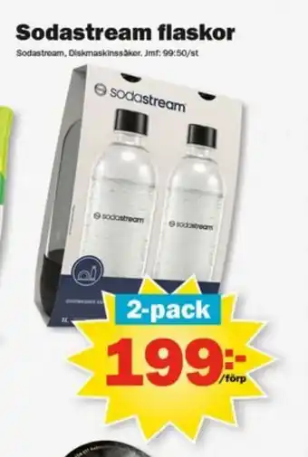 Pekås Sodastream flaskor erbjuda