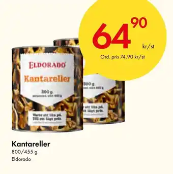 Snabbgross ELDORADO Kantareller erbjuda