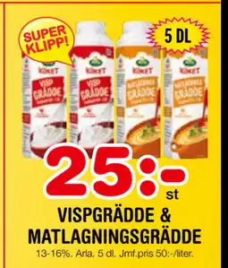Nya Pulsen VISPGRÄDDE & MATLAGNINGSGRÄDDE erbjuda