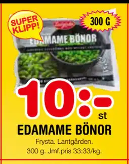 Nya Pulsen EDAMAME BÖNOR erbjuda