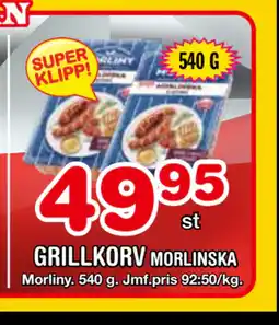 Nya Pulsen GRILLKORV erbjuda