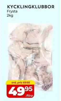 Matrix Butikerna Kycklingklubbor erbjuda