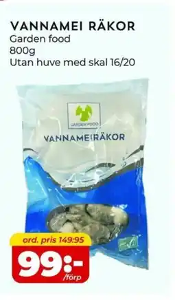 Matrix Butikerna Vannamei Räkor erbjuda