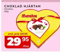 Matrix Butikerna MARABOU Choklad Hjärtan erbjuda