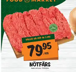 Bazaar Food market NÖTFÄRS erbjuda