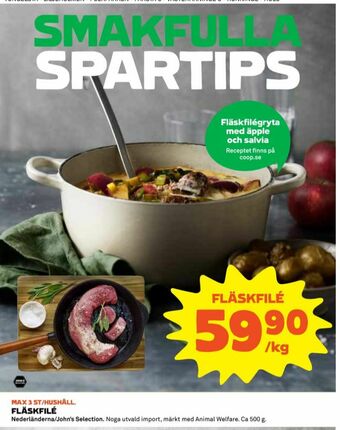 Coop Johns Selection Fläskfilé erbjuda