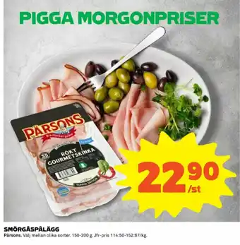 Pärsons Smörgåspålägg