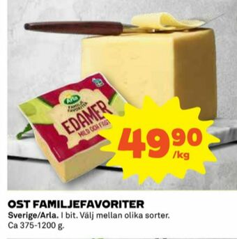 Coop Arla Edamer erbjuda