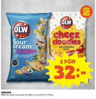 Coop OLW Ostbågar erbjuda