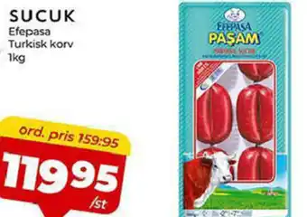 Efepasa Sucuk Turkisk korv 1kg