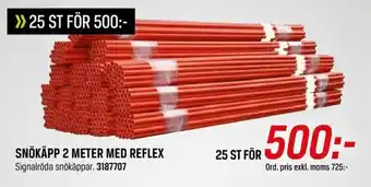 Snökäpp 2 Meter Med Reflex