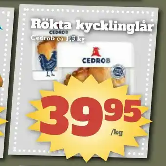 Bonum Matmarknad Rökta kycklinglår erbjuda