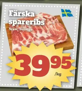 Färska spareribs