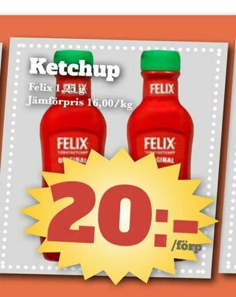 Bonum Matmarknad Ketchup erbjuda