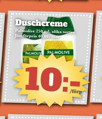 Bonum Matmarknad Duschcreme erbjuda