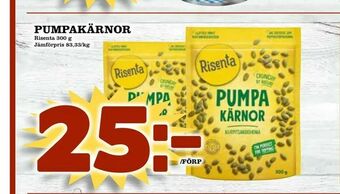 Bonum Matmarknad Pumpakärnor erbjuda