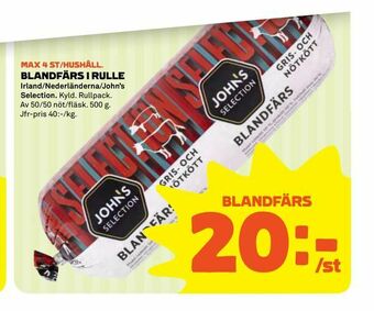 Coop Blandfärs erbjuda