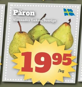 Bonum Matmarknad Päron erbjuda