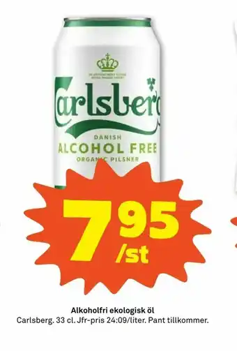 Alkoholfri ekologisk öl