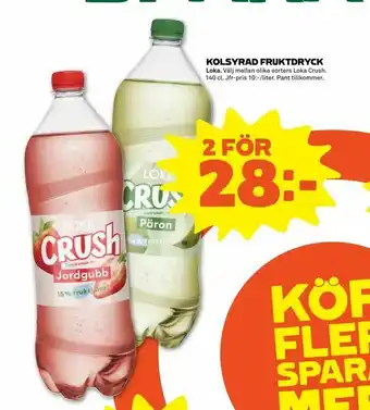 Coop Forum Kolsyrad fruktdryck erbjuda