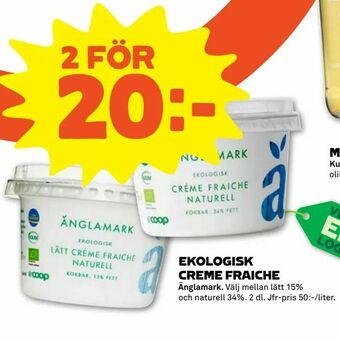 Coop Forum Ekologisk creme fraiche erbjuda