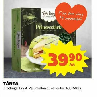 Coop Daglivs Tårta erbjuda