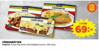 Coop Daglivs Färdigrätter erbjuda