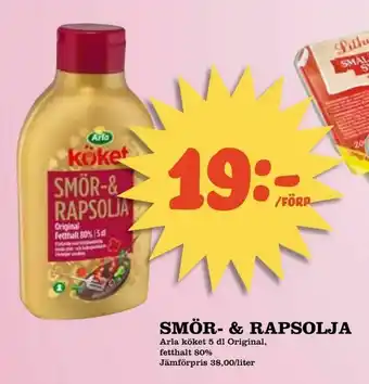 Din Mat Smör- & rapsolja erbjuda