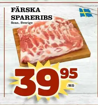 Din Mat Färska spareribs erbjuda