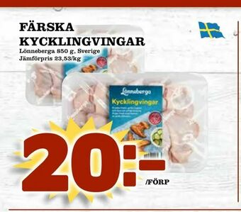 Din Mat Färska kycklingvingar erbjuda