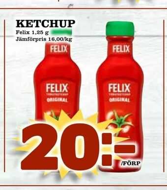 Din Mat Ketchup erbjuda