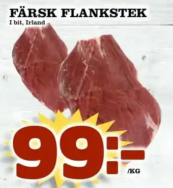 Din Mat Färsk flankstek erbjuda