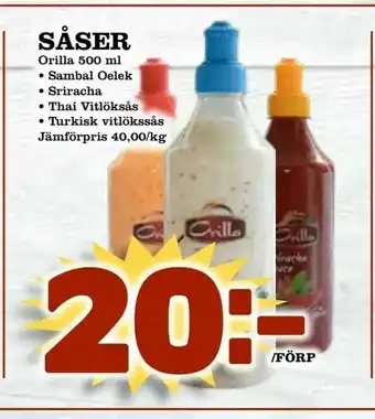 Din Mat Såser erbjuda