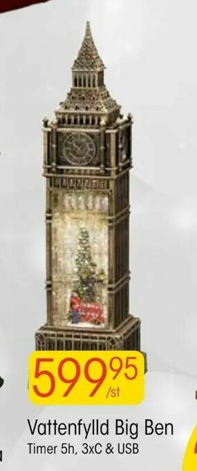EKO Vattenfylld Big Ben erbjuda