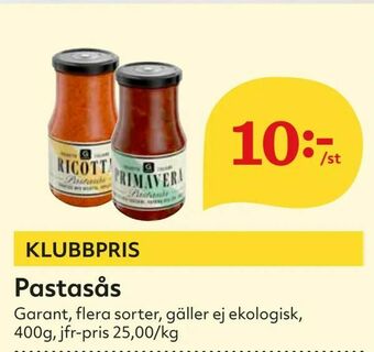 Hemköp Pastasås erbjuda