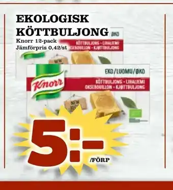 Ekologisk köttbuljong