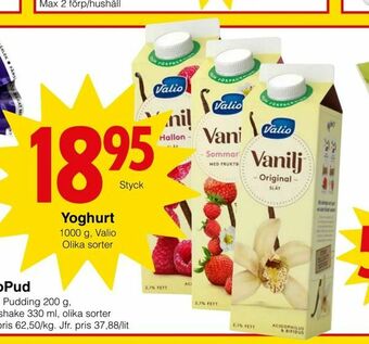 Matöppet Yoghurt erbjuda