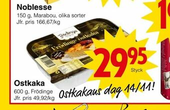 Matöppet Ostkaka erbjuda